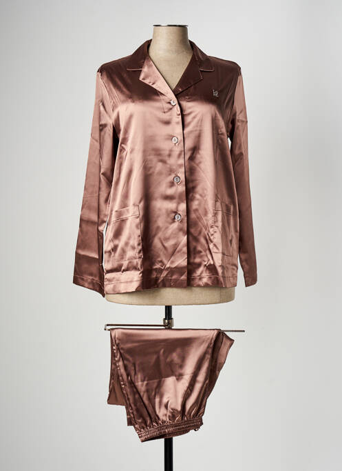 Pyjama marron LOHE pour femme