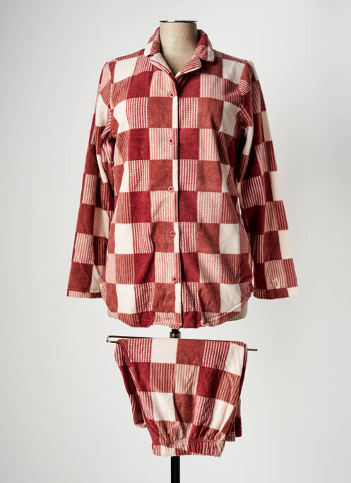 Pyjama rouge ESKIMO pour femme