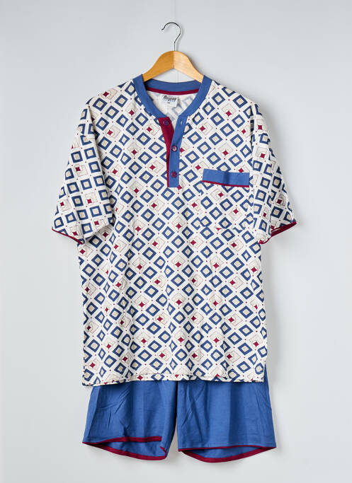 Pyjashort bleu RINGELLA pour homme