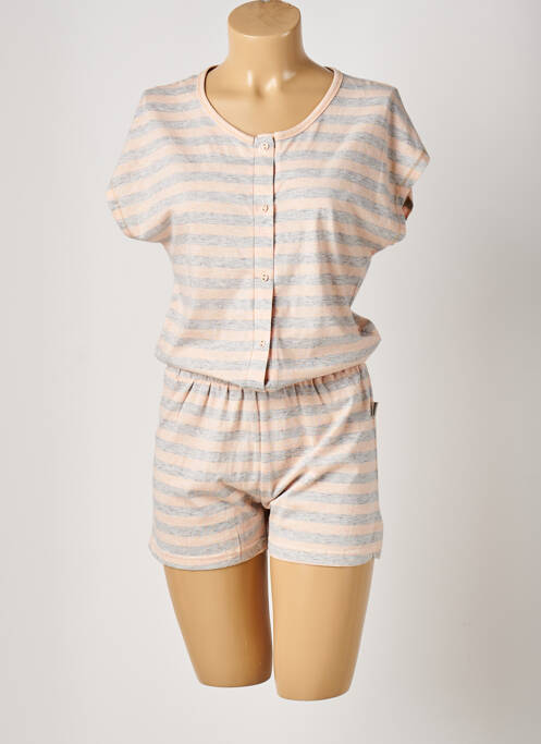 Pyjashort gris ESKIMO pour femme