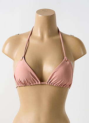 Haut de maillot de bain stretch haut soutien-gorge avec mousse de rembourrage amovible rose LULI FAMA femme