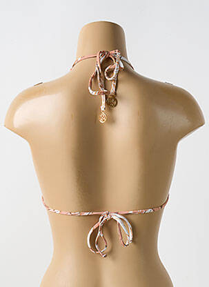 Haut de maillot de bain stretch haut soutien-gorge avec mousse de rembourrage amovible rose LULI FAMA femme