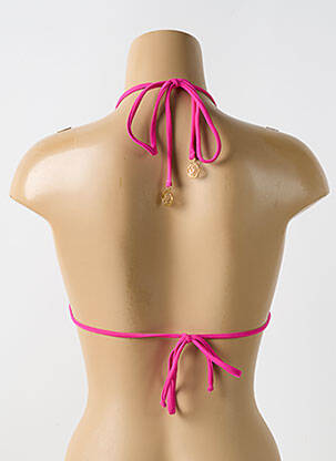 Haut de maillot de bain stretch haut soutien-gorge avec mousse de rembourrage amovible rose LULI FAMA femme