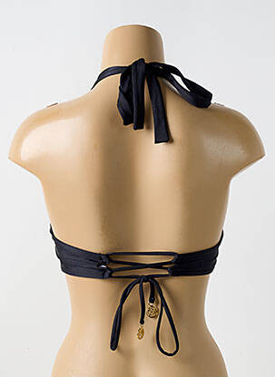 Haut de maillot de bain stretch haut soutien-gorge moulé noir LULI FAMA femme