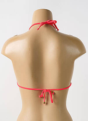 Haut de maillot de bain stretch haut soutien-gorge avec mousse de rembourrage amovible rouge PHAX femme