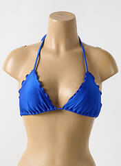 Haut de maillot de bain bleu LULI FAMA pour femme seconde vue