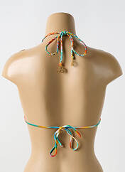 Haut de maillot de bain bleu LULI FAMA pour femme seconde vue