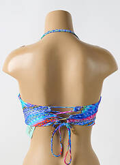 Haut de maillot de bain bleu LULI FAMA pour femme seconde vue