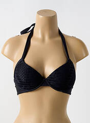 Haut de maillot de bain noir LULI FAMA pour femme seconde vue