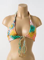 Haut de maillot de bain orange LULI FAMA pour femme seconde vue