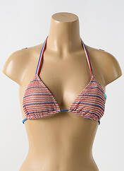 Haut de maillot de bain rouge LULI FAMA pour femme seconde vue