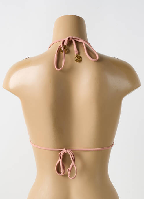 Haut de maillot de bain stretch haut soutien-gorge avec mousse de rembourrage amovible rose LULI FAMA femme