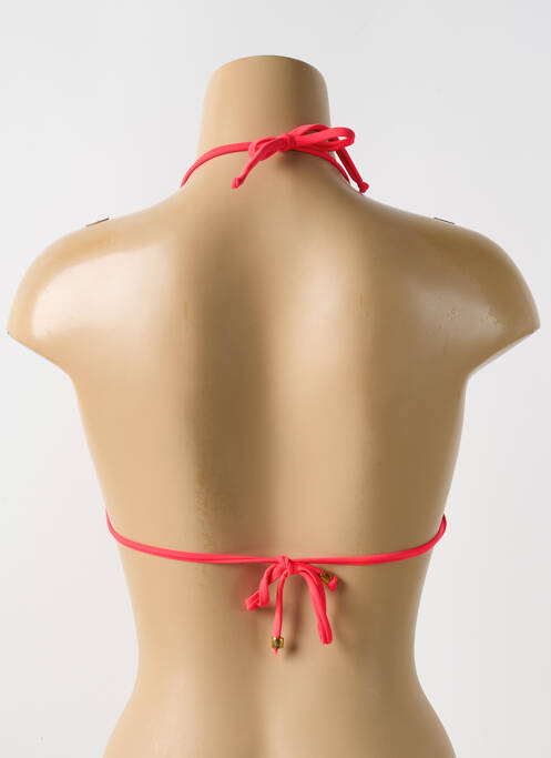 Haut de maillot de bain stretch haut soutien-gorge avec mousse de rembourrage amovible rouge PHAX femme