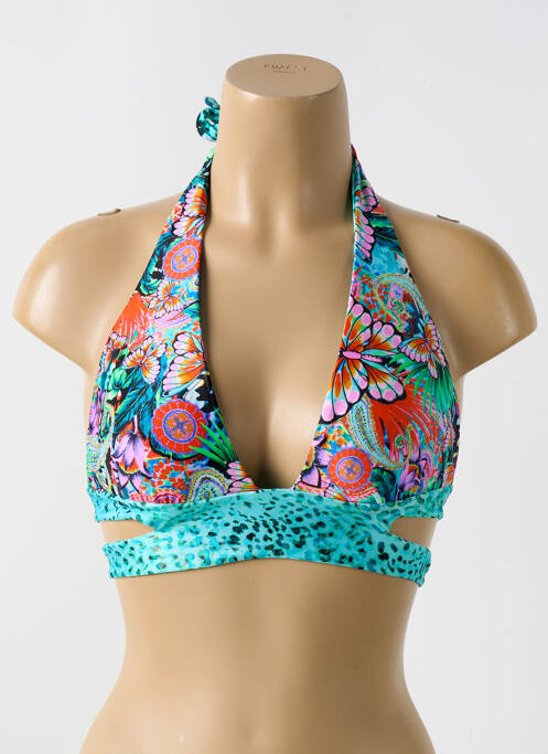 Haut de maillot de bain bleu LULI FAMA pour femme