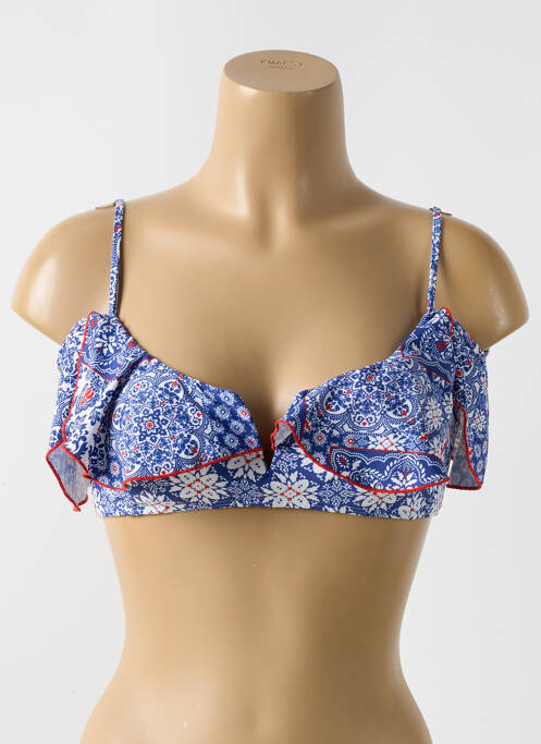 Haut de maillot de bain bleu LULI FAMA pour femme