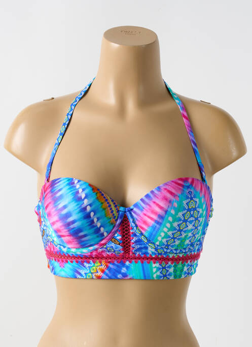 Haut de maillot de bain bleu LULI FAMA pour femme