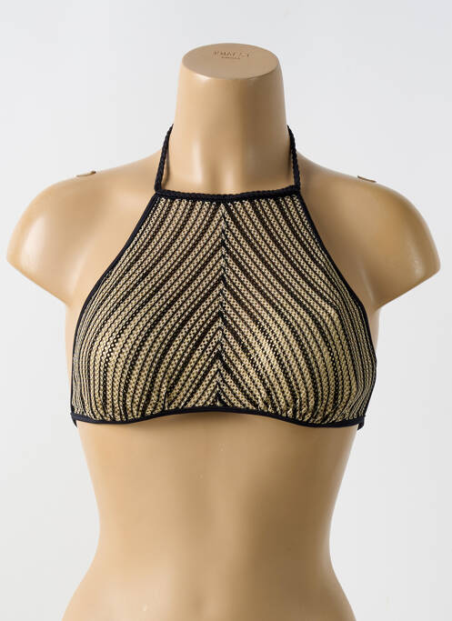 Haut de maillot de bain or LULI FAMA pour femme