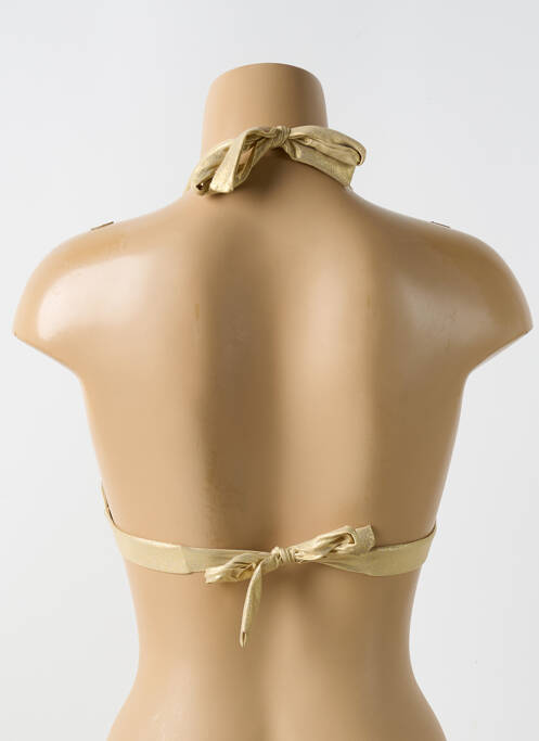 Haut de maillot de bain or LULI FAMA pour femme