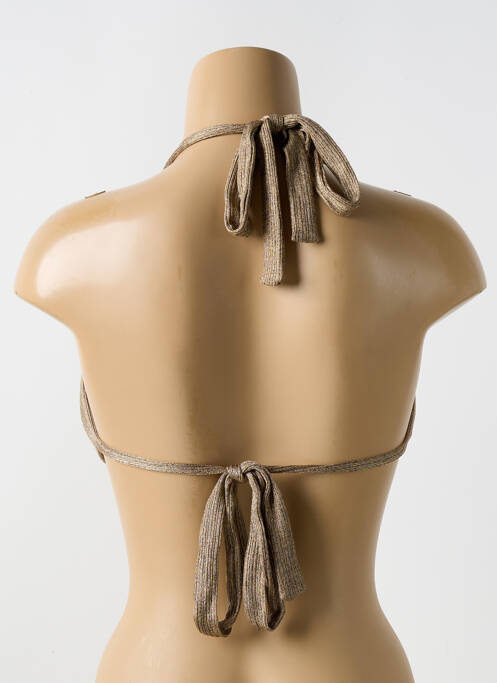 Haut de maillot de bain or LULI FAMA pour femme