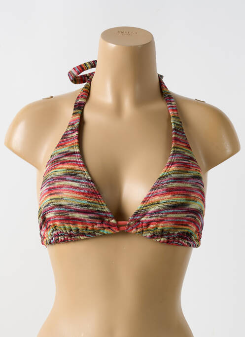 Haut de maillot de bain orange LULI FAMA femme