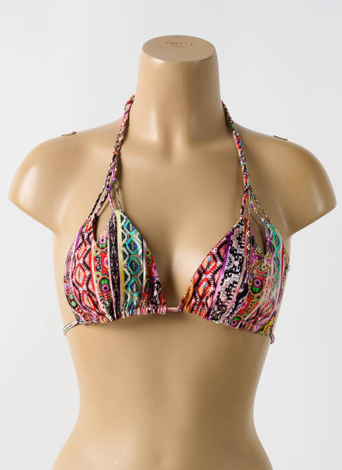 Haut de maillot de bain orange LULI FAMA pour femme