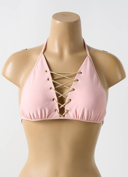 Haut de maillot de bain rose LULI FAMA pour femme