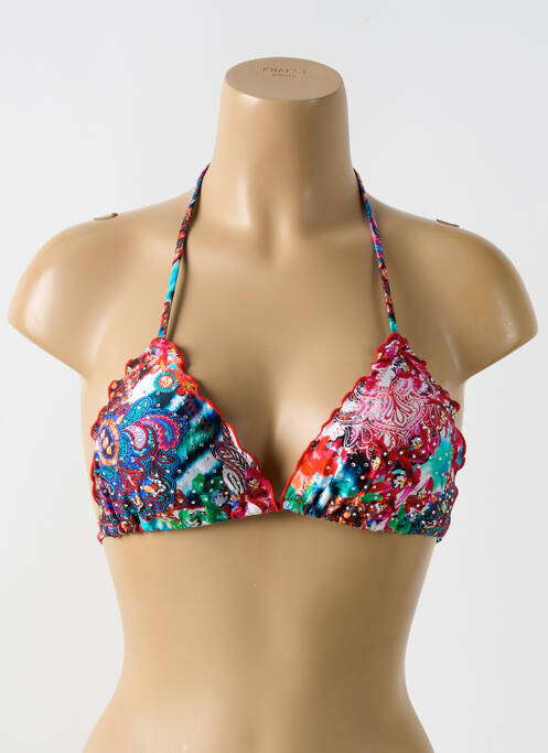 Haut de maillot de bain rouge LULI FAMA pour femme