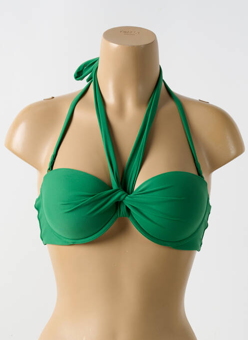 Haut de maillot de bain vert LULI FAMA pour femme