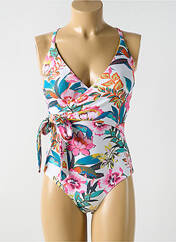 Maillot de bain 1 pièce blanc CYELL pour femme seconde vue