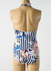 Maillot de bain 1 pièce bleu CYELL pour femme seconde vue