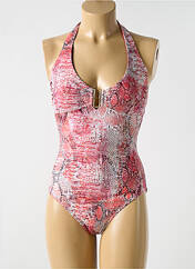 Maillot de bain 1 pièce rouge CYELL pour femme seconde vue