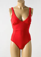 Maillot de bain 1 pièce rouge CYELL pour femme seconde vue