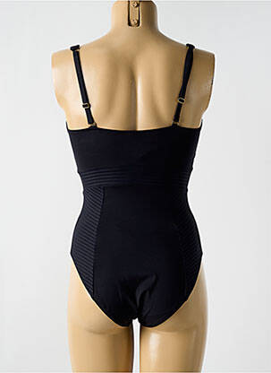 Maillot de bain 1 pièce stretch haut soutien-gorge moulé noir CYELL femme