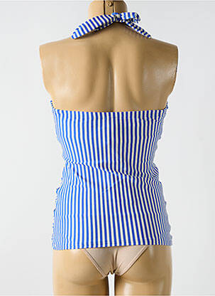 Top de bain stretch bleu CYELL femme