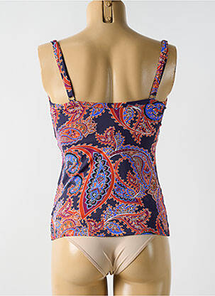 Top de bain imprimé fantaisie bleu CYELL femme