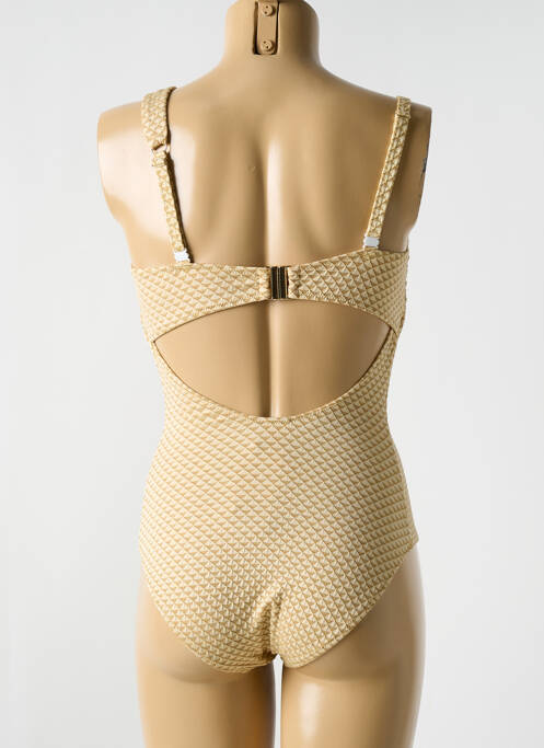 Maillot de bain 1 pièce beige CYELL pour femme