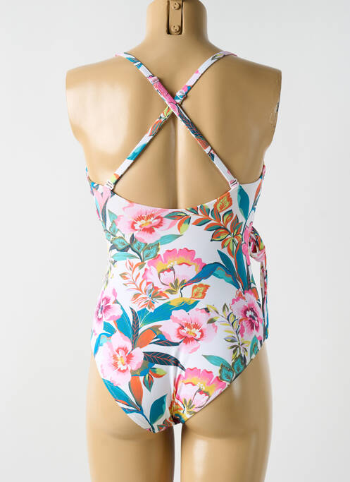 Maillot de bain 1 pièce blanc CYELL pour femme