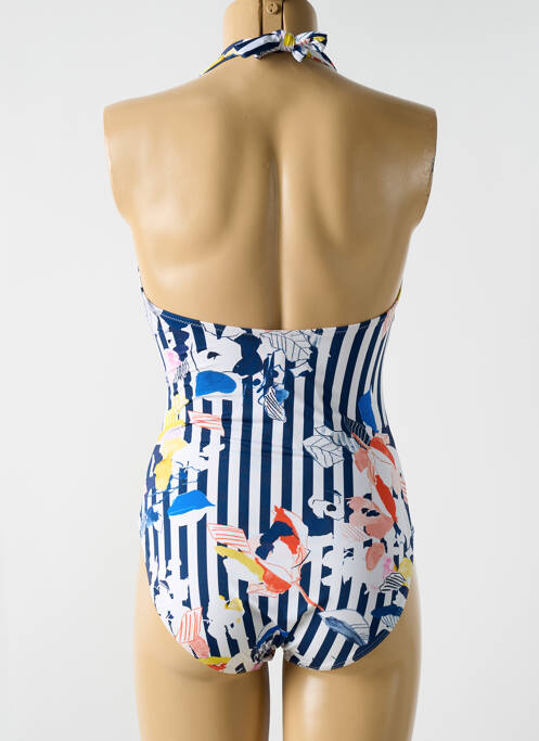 Maillot de bain 1 pièce bleu CYELL pour femme