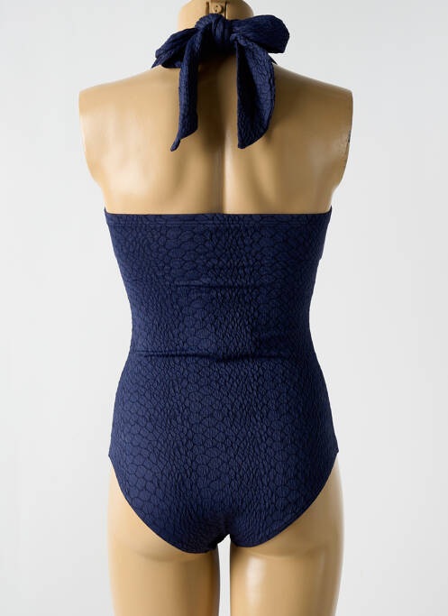 Maillot de bain 1 pièce bleu CYELL pour femme