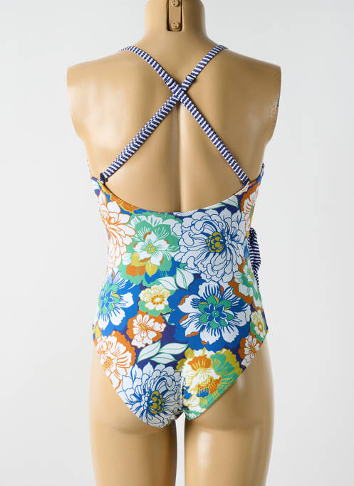 Maillot de bain 1 pièce bleu CYELL femme