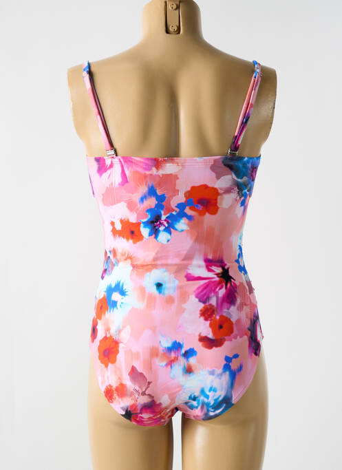 Maillot de bain 1 pièce rose CYELL pour femme
