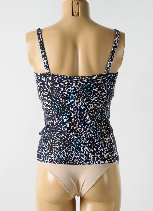 Top de bain haut soutien-gorge balconnet noir CYELL femme