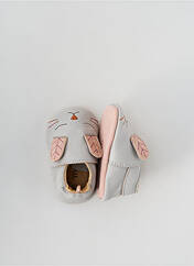 Chaussons/Pantoufles gris MOULIN ROTY pour fille seconde vue