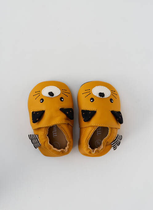 Chaussons/Pantoufles jaune MOULIN ROTY pour garçon