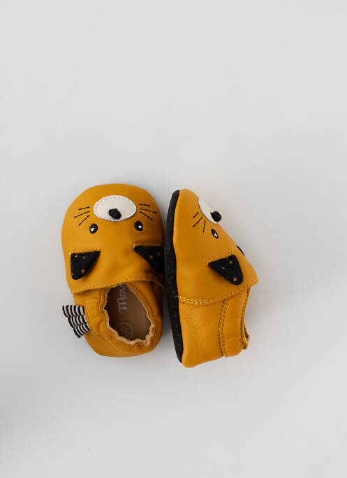 Chaussons/Pantoufles jaune MOULIN ROTY pour garçon