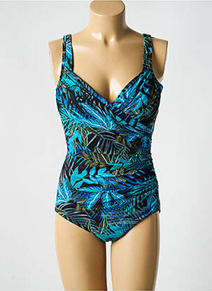 Maillot de bain 1 pièce bleu MIRACLESUIT pour femme