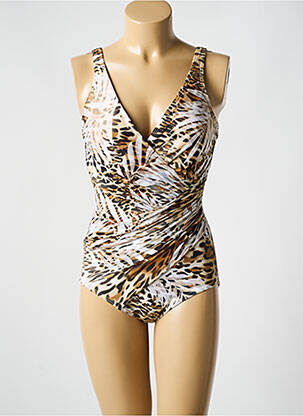 Maillot de bain 1 pièce marron MIRACLESUIT femme