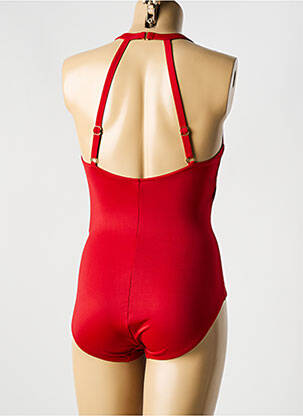 Maillot de bain 1 pièce stretch haut soutien-gorge moulé rouge MIRACLESUIT femme