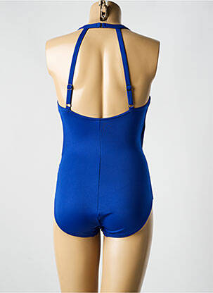 Maillot de bain 1 pièce stretch haut soutien-gorge moulé bleu MIRACLESUIT femme