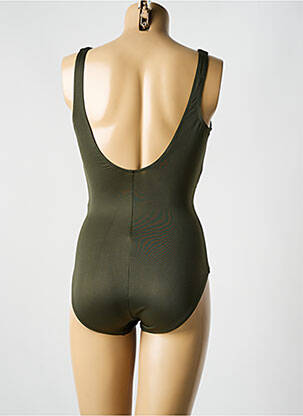 Maillot de bain 1 pièce stretch haut soutien-gorge moulé vert MIRACLESUIT femme